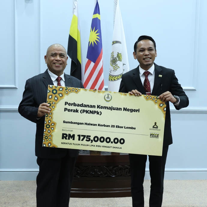 HARI RAYA KORBAN 2024 CONTRIBUTION FROM THE GOVERNMENT RELATED COMPANIES (GLC) OF PERAK STATE TO THE PERAK STATE GOVERNMENT