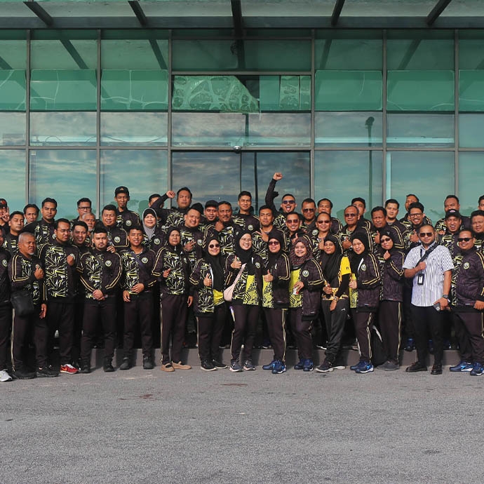 PKNPk CONTINGENT AT THE 17TH GEMAPUTERA SPORTS TOURNAMENT, HELD IN PULAU PINANG