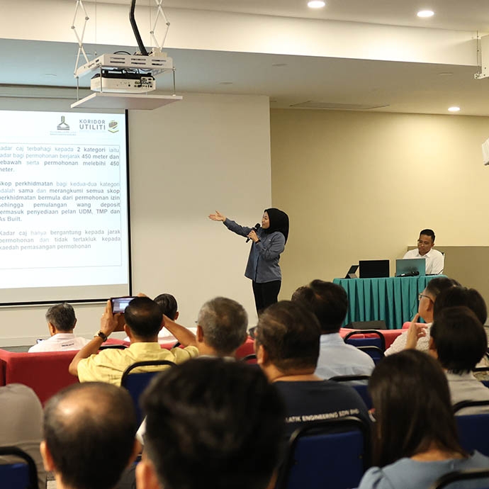 BRIEFING SESSION ON THE ROLE OF DARUL RIDZUAN UTILITY CORRIDOR AND INTRODUCTION OF KUDRAT SYSTEM TO DEVELOPERS, CONTRACTORS AND CONSULTANTS OF TNB PERAK