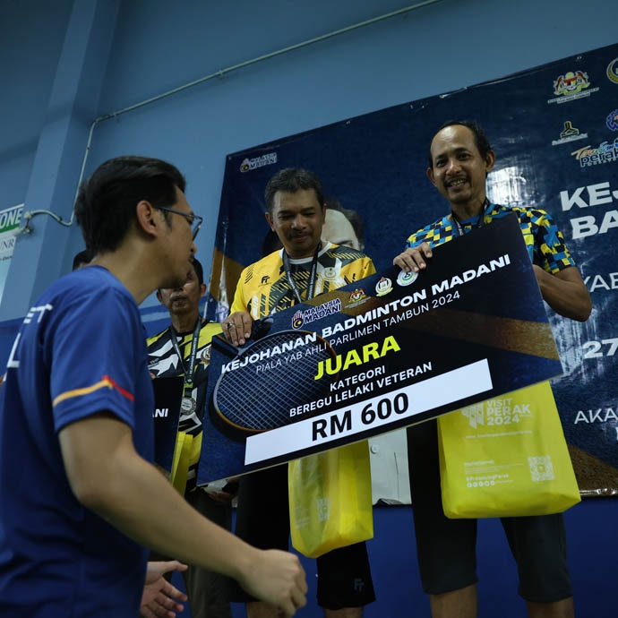 MADANI BADMINTON TOURNAMENT: YAB TAMBUN MEMBER OF PARLIAMENT CUP 2024 (MAKSAK)